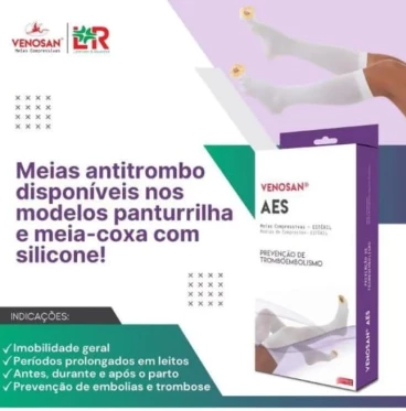 Imagem MEIA DE COMPRESSAO ANTI TROMBO SIGVARIS E VENOSAN